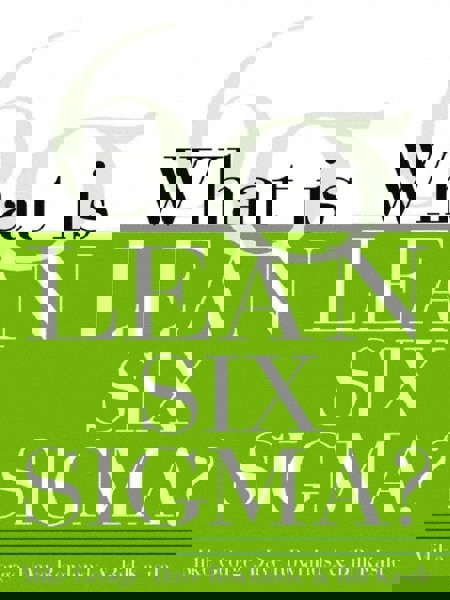 What is Lean Six Sigma: 1st Edition